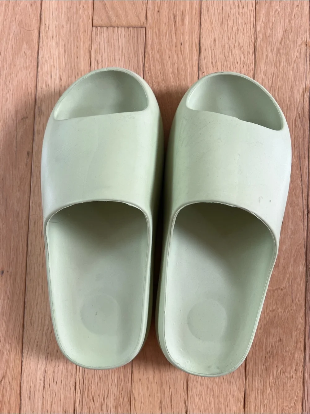 Light Green Slide Sandals